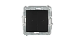 ICON Mechanizm łącznika żaluzjowego z podtrzymaniem czarny mat 12IWP-88