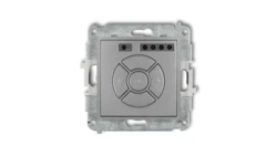 ICON Mechanizm elektronicznego sterownika roletowego (sterowanie lokalne) srebrny metalik 7ISR-1
