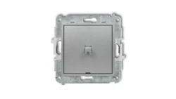 ICON Mechanizm łącznika jednobiegunowego w stylu amerykańskim srebrny metalik 7IWPUS-1