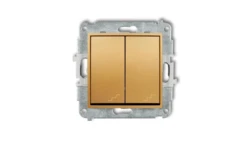 ICON Mechanizm łącznika podwójnego schodowego złoty 29IWP-33