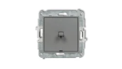 ICON Mechanizm łącznika dwubiegunowego w stylu amerykańskim szary mat 27IWPUS-9