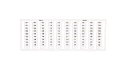 Ramka z oznacznikami 3x101-3x130 209-667 /5szt./