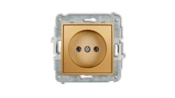 ICON Mechanizm gniazda pojedynczego bez uziemienia 2P (bez przesłon torów prądowych) złoty 29IGP-1