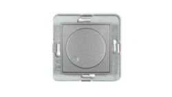 ICON Mechanizm elektronicznego regulatora oświetlenia przyciskowo-obrotowego srebrny metalik 7IRO-1