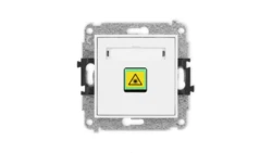 ICON Mechanizm gniazda światłowodowego/optycznego pojedynczego biały IGOP-1