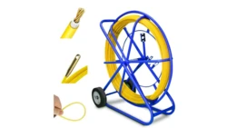 Pilot do przeciągania kabli włókno szklane FRP, śr. 9mm, dł. 150m, żółty Extralink Pilot 9mm 150m