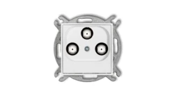 MINI Mechanizm gniazda multimedialnego 3F DATA (Vectra) biały mat 25MGMV