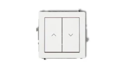 DECO Mechanizm łącznika żaluzjowego z podtrzymaniem, biały mat 25DWP-88