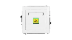 DECO Mechanizm gniazda światłowodowego/optycznego pojedynczego, biały mat 25DGOP-1