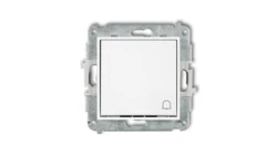 MINI Mechanizm łącznika zwierny dzwonek biały mat 25MWP-4