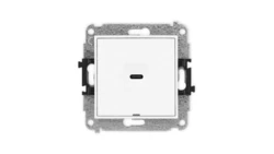 MINI Mechanizm gniazda pojedynczego 1xUSB C-C, bez pola opisowego biały mat 25MGUSBBO-7