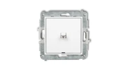 MINI Mechanizm łącznika krzyżowego w stylu amerykańskim (jeden klawisz, bez piktogramu) biały mat 25MWPUS-6.1