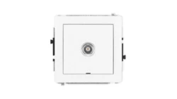 DECO Mechanizm gniazda pojedynczego BNC, bez pola opisowego, biały mat 25DGBNCBO-1