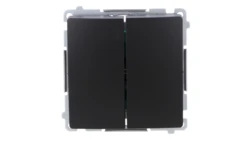 Simon Basic Łącznik świecznikowy (moduł) 16AX, 250V, zaciski śrubowe czarny BMW5A.01/49