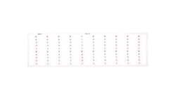 Oznaczniki WMB 10x L1 L2 L3 N PE 793-472 /5szt./