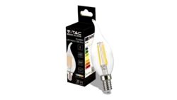 Żarówka LED Filament 4W E14 CF37 3000K 400lm 300st. 214302