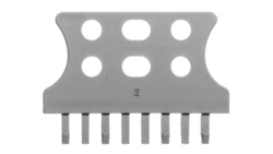 Płytka odciążająca naciąg do wtyków 10-14-torowych szara 769-414 /25szt./
