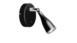 Kinkiet LED 4.5W 420lm 3000K IP20 Wyłącznik Czarny 218676