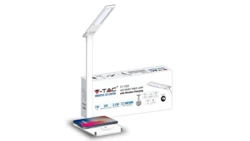 Lampa Biurkowa LED 7W 3w1 Bezprzewodowa ładowarka Biała 218603