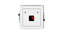 DECO Mechanizm gniazda głośnikowego pojedynczego, biały mat 25DGG-1