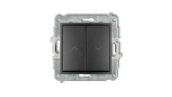 ICON Mechanizm łącznika żaluzjowego z podtrzymaniem grafitowy 11IWP-88