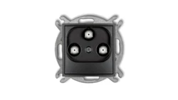 ICON Mechanizm gniazda multimedialnego 3F DATA (UPC) grafitowy 11IGMU