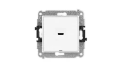 ICON Mechanizm gniazda pojedynczego 1xUSB C-C, bez pola opisowego biały mat 25IGUSBBO-7