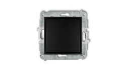 ICON Mechanizm łącznika krzyżowego (jeden klawisz bez piktogramu) czarny mat 12IWP-6.1