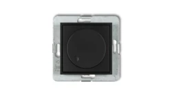 ICON Mechanizm elektronicznego regulatora oświetlenia przyciskowo-obrotowego czarny mat 12IRO-1