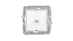 ICON Mechanizm łącznika dwubiegunowego w stylu amerykańskim biały mat 25IWPUS-9