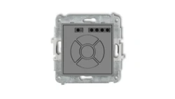 ICON Mechanizm elektronicznego sterownika roletowego (sterowanie lokalne) szary mat 27ISR-1