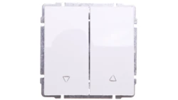 KOS66 Przycisk żaluzjowy biały 660418