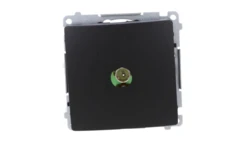 Simon Basic Gniazdo antenowe pojedyncze końcowe (moduł) czarny (zastępuje BMAK1.01/..) BMAK3.01/49