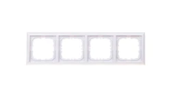 KOS66 Ramka poczwórna biała 660484