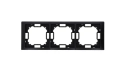 Simon Basic Ramka 3-krotna Neos IP20 czarny mat BMRC3/49
