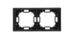 Simon Basic Ramka 2-krotna Neos IP20 czarny mat BMRC2/49