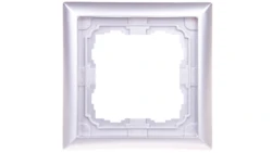 KOS66 Ramka pojedyncza aluminium 664081