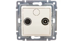 VENA Gniazdo antenowe RTV końcowe krem 510373