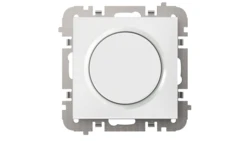 SANTRA ściemniacz LED obrotowy bez ramki podtynkowy biały 4107-10