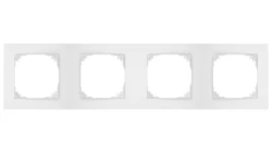 SANTRA ramka poczwórna biały 4174-00