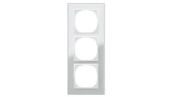 SANTRA ramka potrójna szkło biały 4173-62