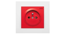 SANTRA gniazdo DATA bez ramki podtynkowe czarny 4142-19