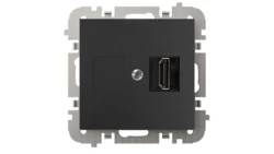 SANTRA gniazdo 1xHDMI bez ramki podtynkowe czarny 4191-19
