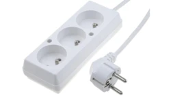 Przedłużacz 3-gniazda z/u 16A 5m /OMY 3x1,5/ biały PS-370 T-110030