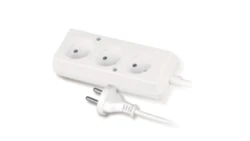 Przedłużacz 3-gniazda b/u 10A 1,5m /OMY 2x1/ biały PS-360 T-105300