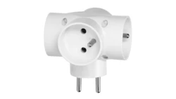 Rozgałęźnik 4-gniazdowy - 4x2P+Z, z uziemieniem, biały, filtr przeciwprzepięciowy 28137
