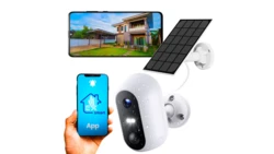 Kamera zewnętrzna z panelem solarnym bezprzewodowa, Full HD 1080p, Wi-Fi, akumulator 5200mAh, IP54 Extralink Smart Life SolarEye