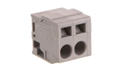 Listwa zaciskowa do płytek drukowanych 2-biegunowa szara raster 5mm 739-102 /100szt./