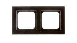 SONATA Ramka podwójna czarne szkło R-2RG/32