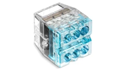 IDEALNA Szybkozłączka SCP6 wtykowa do drutów i wielodrutów 6-torowa 4mm² 24A 450V 88000003S /50szt./